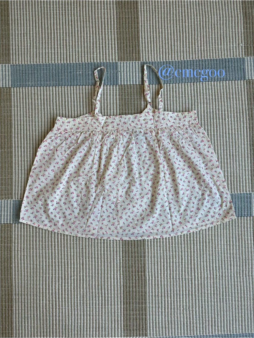 Madewell floral tank